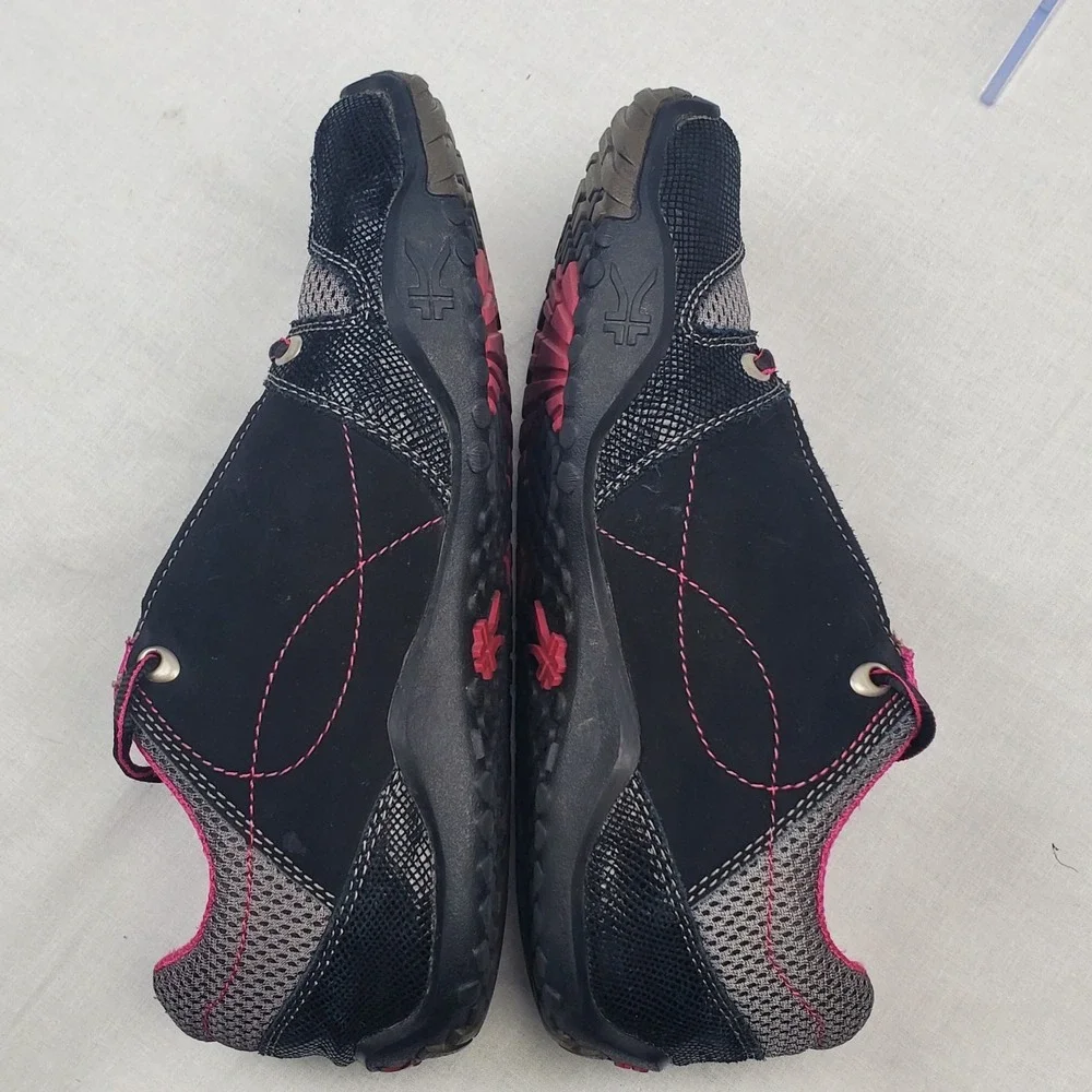 Kuru Kruzr II Hiking Walking Orthopedic Shoes Sneakers Womens Size 9 Black Pink